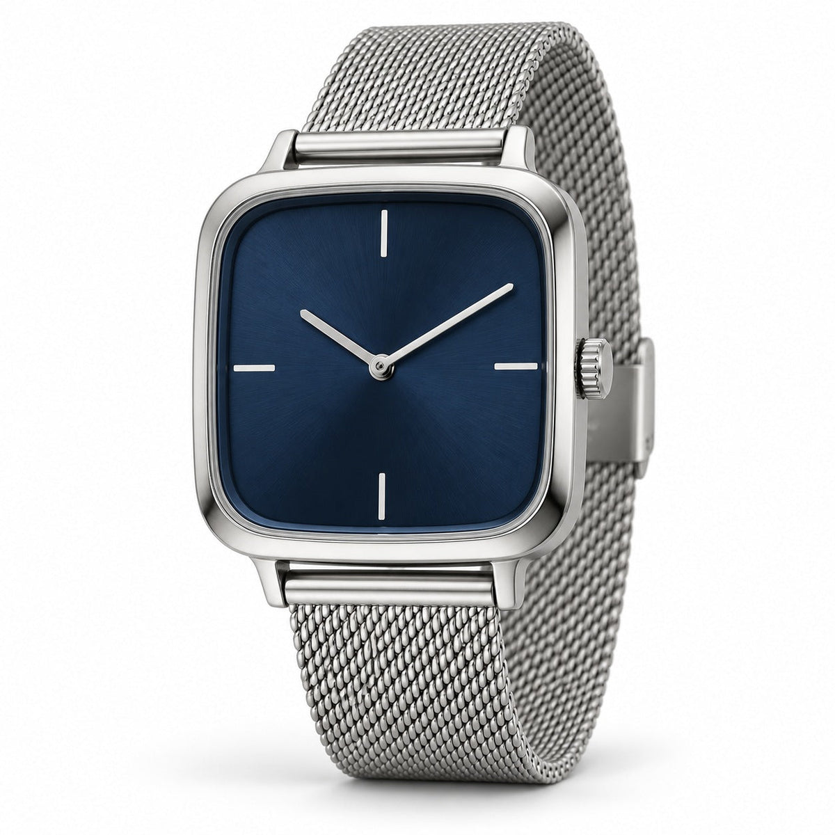 Meridian Square Mesh Bracelet Watch
